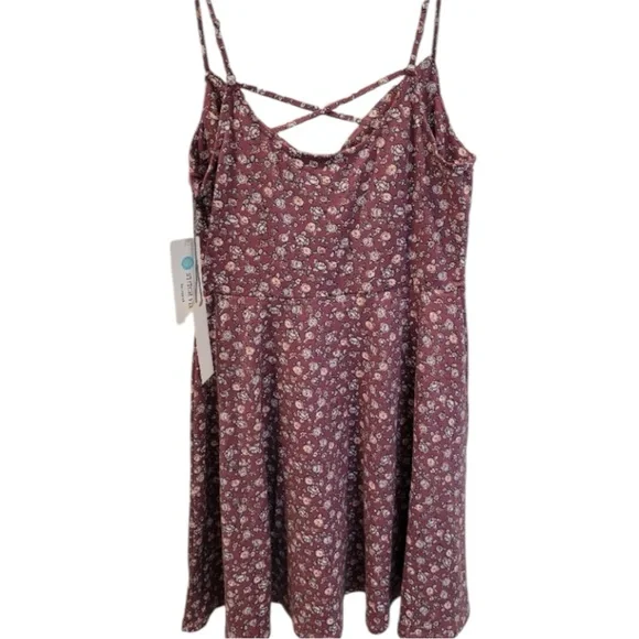 🔵 Nine Britton spaghetti strap floral Mini Dress - Picture 3 of 8